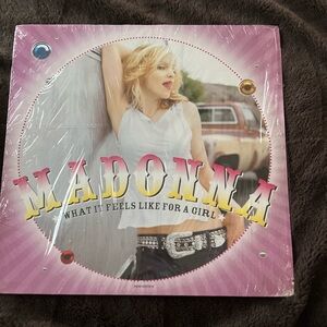VTG MADONNA What It Feels Like For A Girl 12" Vinyl RARE Y2K
Single Record VGC